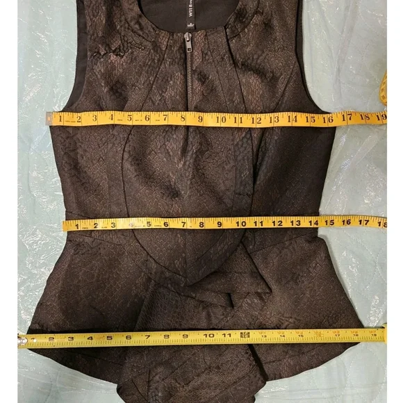 Womens W118 Walter Baker Peplum Top-Size Small - Picture 17 of 17